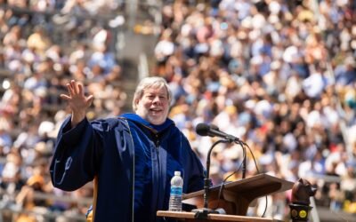 Apple cofounder Steve Wozniak was expelled from the school where he just delivered his commencement speech—’you grow up in education to be leaders, not followers’
